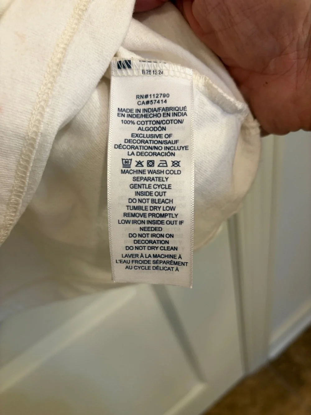 True Religion Men's Cotton T-Shirt with Patch Embroidery